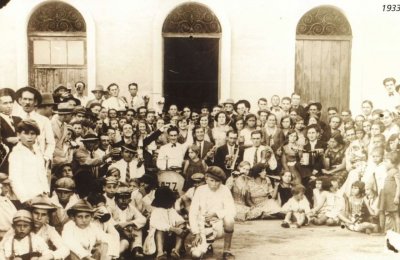 Festa na Cervejaria Malta Cardoso, em 1933 